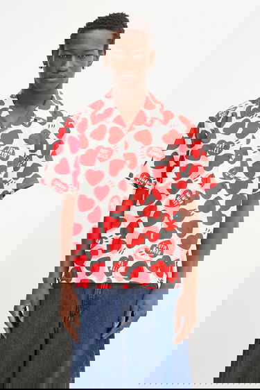 Skjorte Human Made Human Made Woven Shirt Hvid | HM29SH026, 0