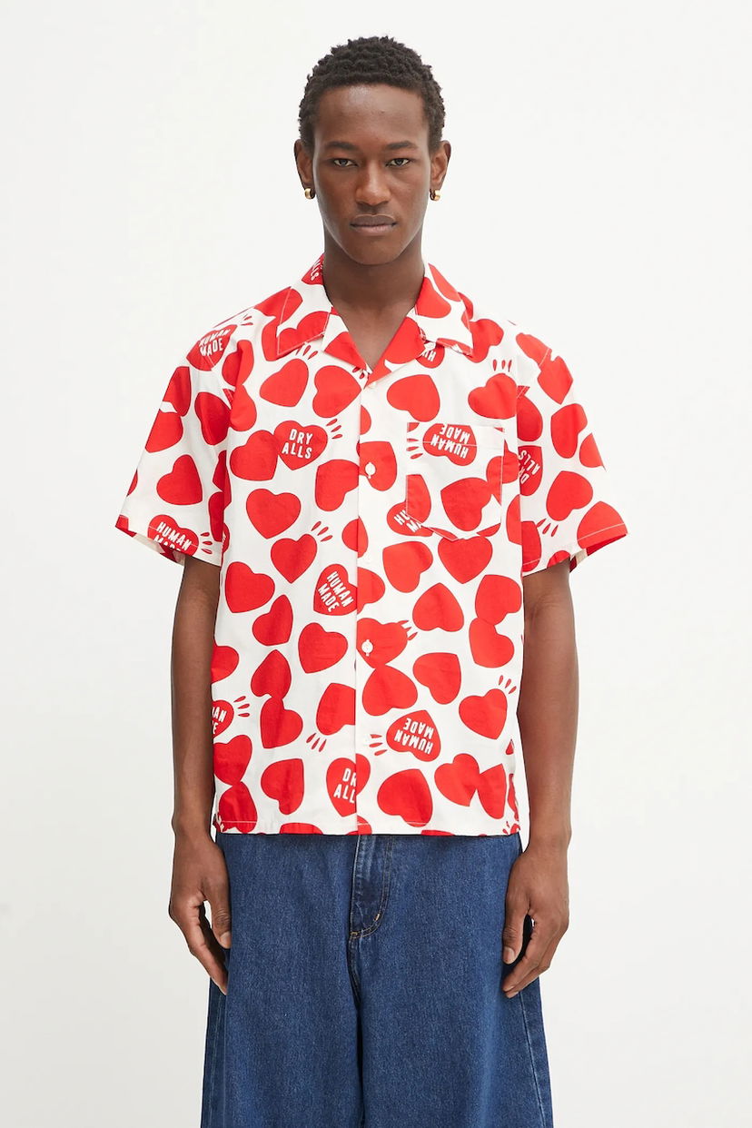 Skjorte Human Made Human Made Woven Shirt Hvid | HM29SH026