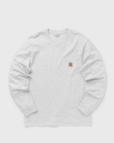 T-shirt Carhartt WIP L/S Pocket T-Shirt Grå | I030437-482.XX, 0