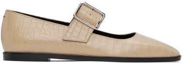 Skopleje Aeyde Aeyde Sunny Buckle Ballerina Flats Beige | A11-FL-GRZS15FL127-FW24-957-065, 0