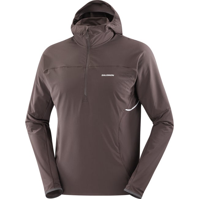 Sweatshirt Salomon Sense Aero Hybrid Hoodie Brun | LC2429500, 1