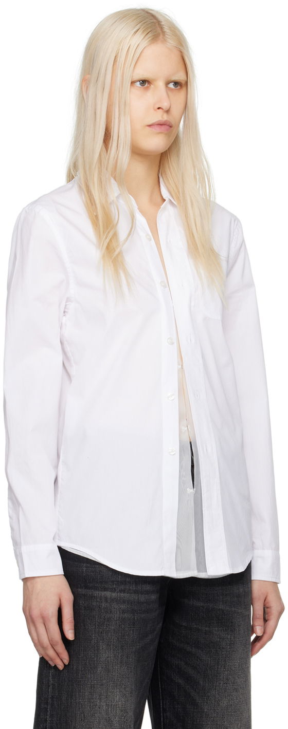 Skjorte R13 R13 Foldout Shirt Hvid | R13WR246-R339B, 1