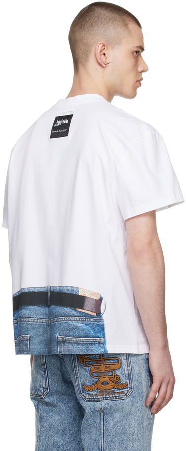 T-shirt Y/PROJECT Jean Paul Gaultier Edition Printed T-Shirt Hvid | YPJPGTS6-S24, 2