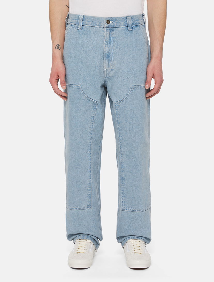 Jeans Dickies Madison Double Knee Denim Trousers Turkis | 0A4YPX