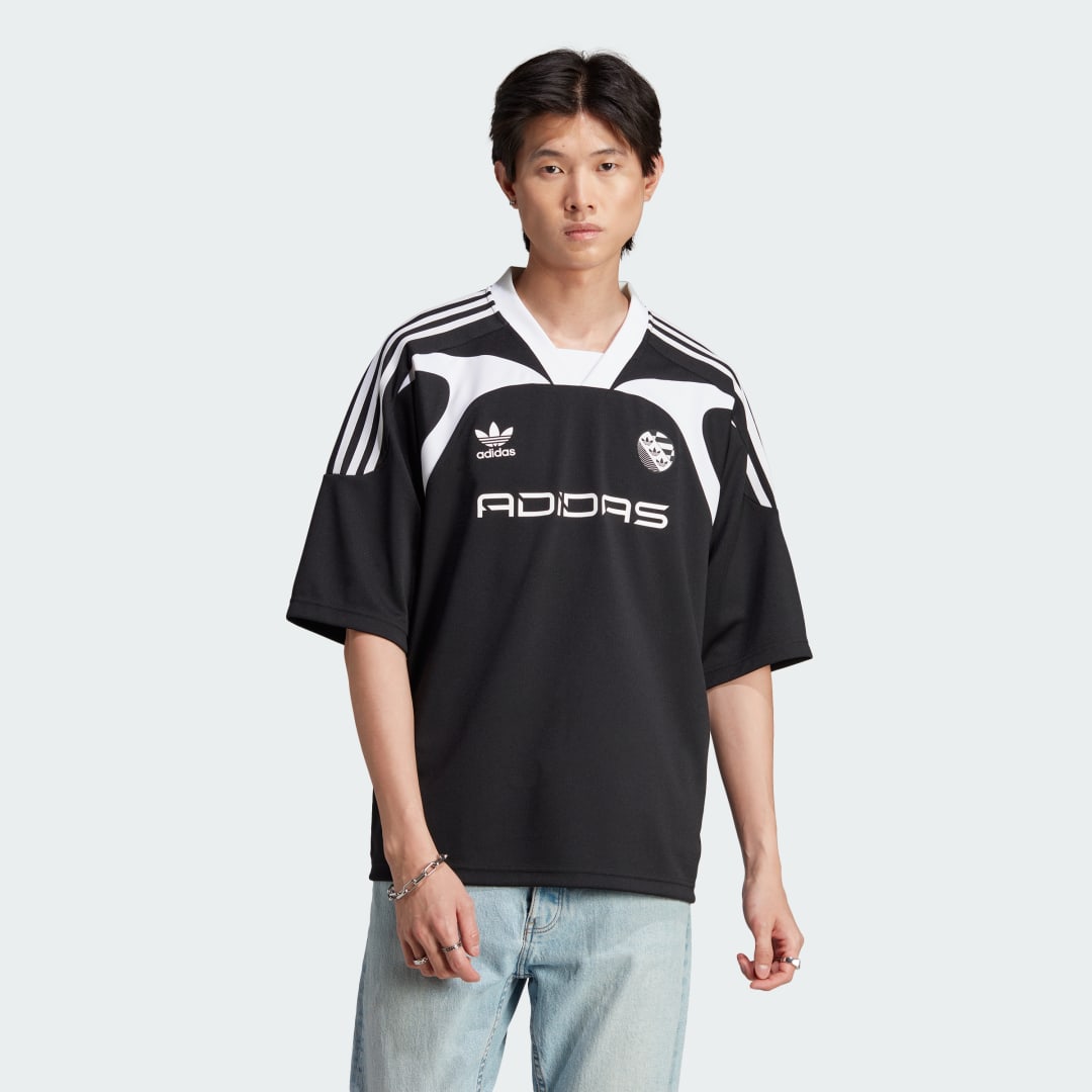 Jersey adidas Originals Oversized Short Sleeve Jersey Sort | IW3635, 0