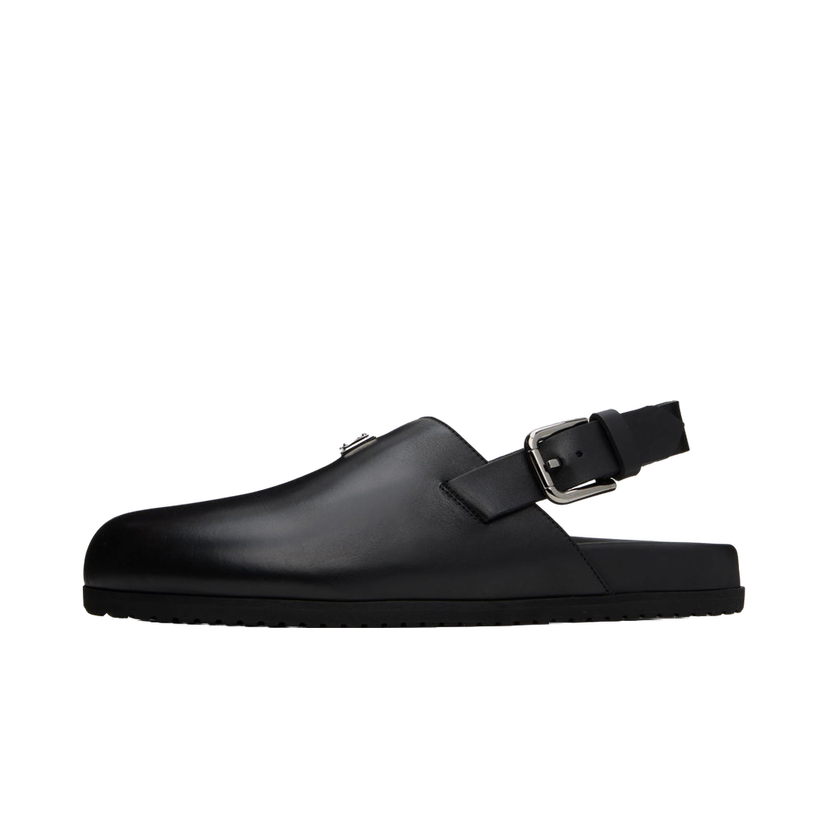 Sneakers og sko Dolce & Gabbana Black Logo Mules Sort | A80402AQ765