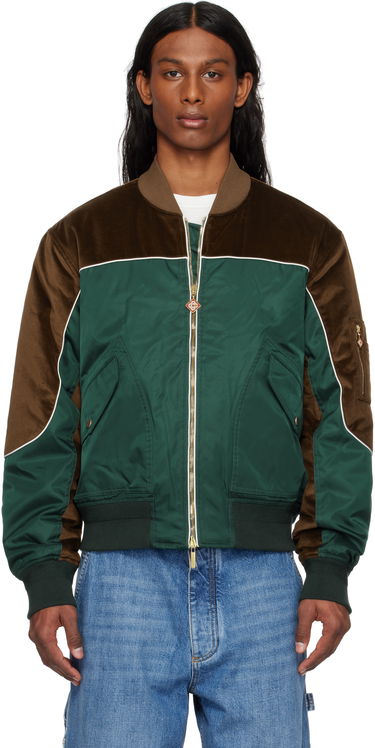 Bomberjakke Casablanca Casablanca Carseat Bomber Jacket Grøn | MS25-OT-171-01, 0
