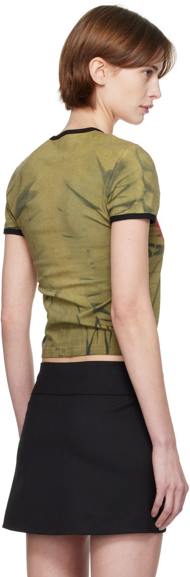 T-shirt Diesel Diesel T-Uncutie-Long-Q1 Tie-Dye T-Shirt Grøn | A16772 0HQAS, 2