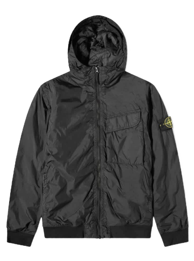 Puffer jakke Stone Island Pocket Detail Crinkle Reps Jacket Sort | 771540723-V0065