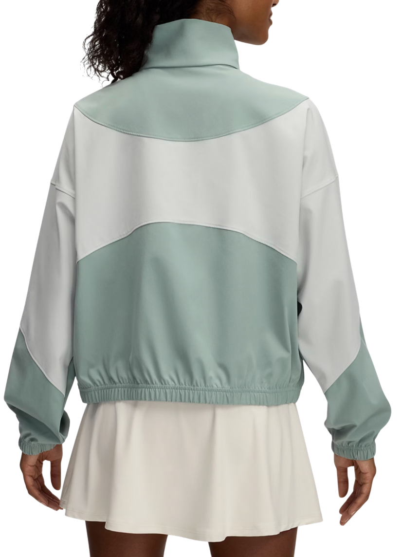 Vindjakke Under Armour Rival Woven Colorblock Cropped Jacket Flerfarvet | 1389631-348, 1