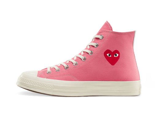 Sneakers og sko Converse Comme des Garçons PLAY x Chuck Taylor All-Star 70s Hi Lyserød | 168301C