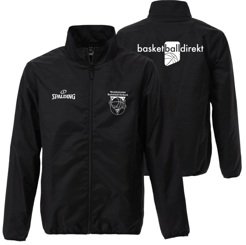 Vindjakke Spalding WBV Referee Jacket Sort | 40222003-black-xl, 0