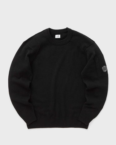 Sweater C.P. Company LAMBSWOOL GRS CREW NECK KNIT Sort | 17CMKN047A110149A-999, 0