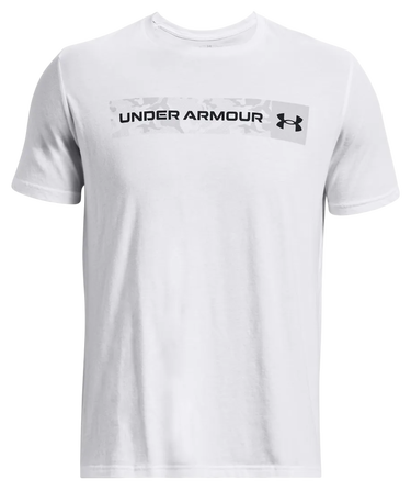 T-shirt Under Armour Under Armour Camo Chest Stripe Short Sleeve T-Shirt Hvid | 1376830-100, 2