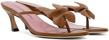 Skopleje Blumarine Blumarine Butterfly 119 Heeled Sandals Brun | 6A4529P0062S3168, 3
