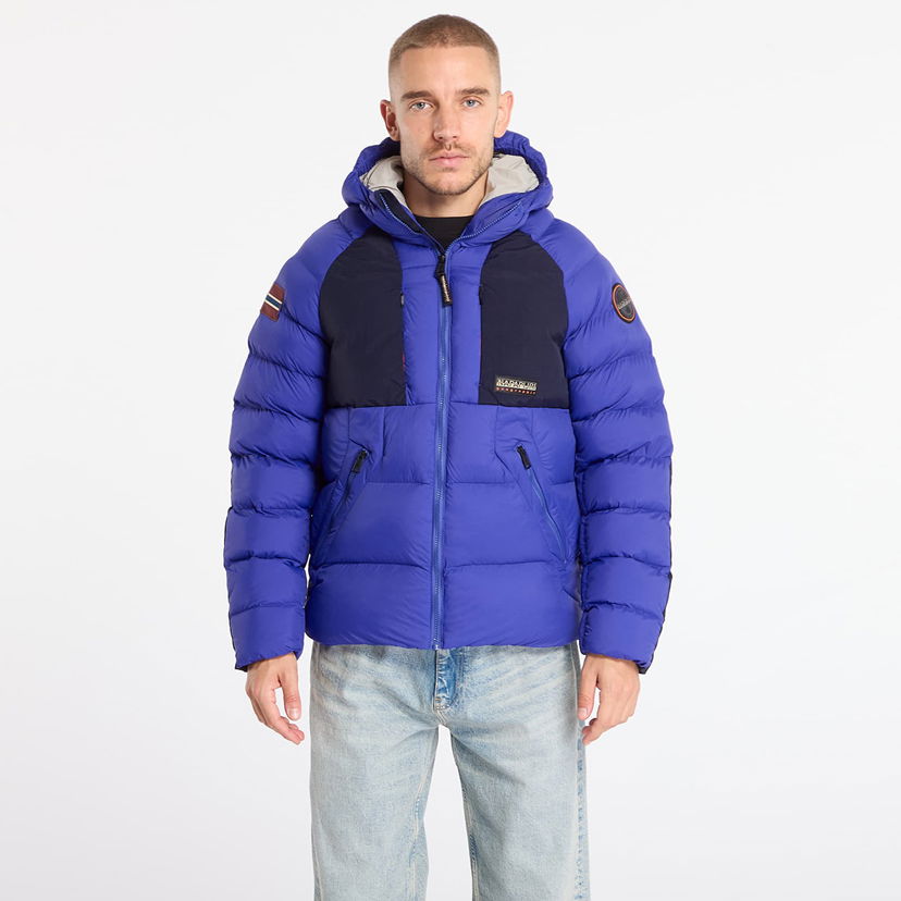 Puffer jakke Napapijri A-Moesa Puffer Jacket Blå | NP0A4I1RB3B1