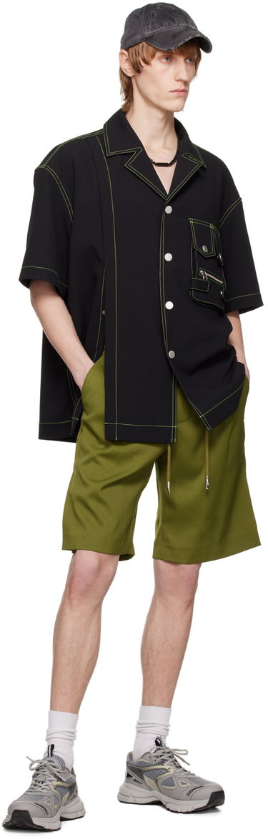 Shorts Feng Chen Wang Feng Chen Wang Pleated Shorts Grøn | FMS15ST02, 3