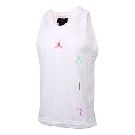 Tanktop Jordan Jordan Air Dri-FIT Basketball Vest Hvid | CT4766-100
