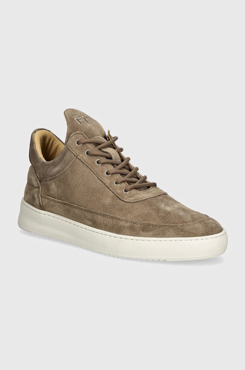 Sneakers og sko Filling Pieces Low Top Suede Sneakers Beige | 10122793055, 0