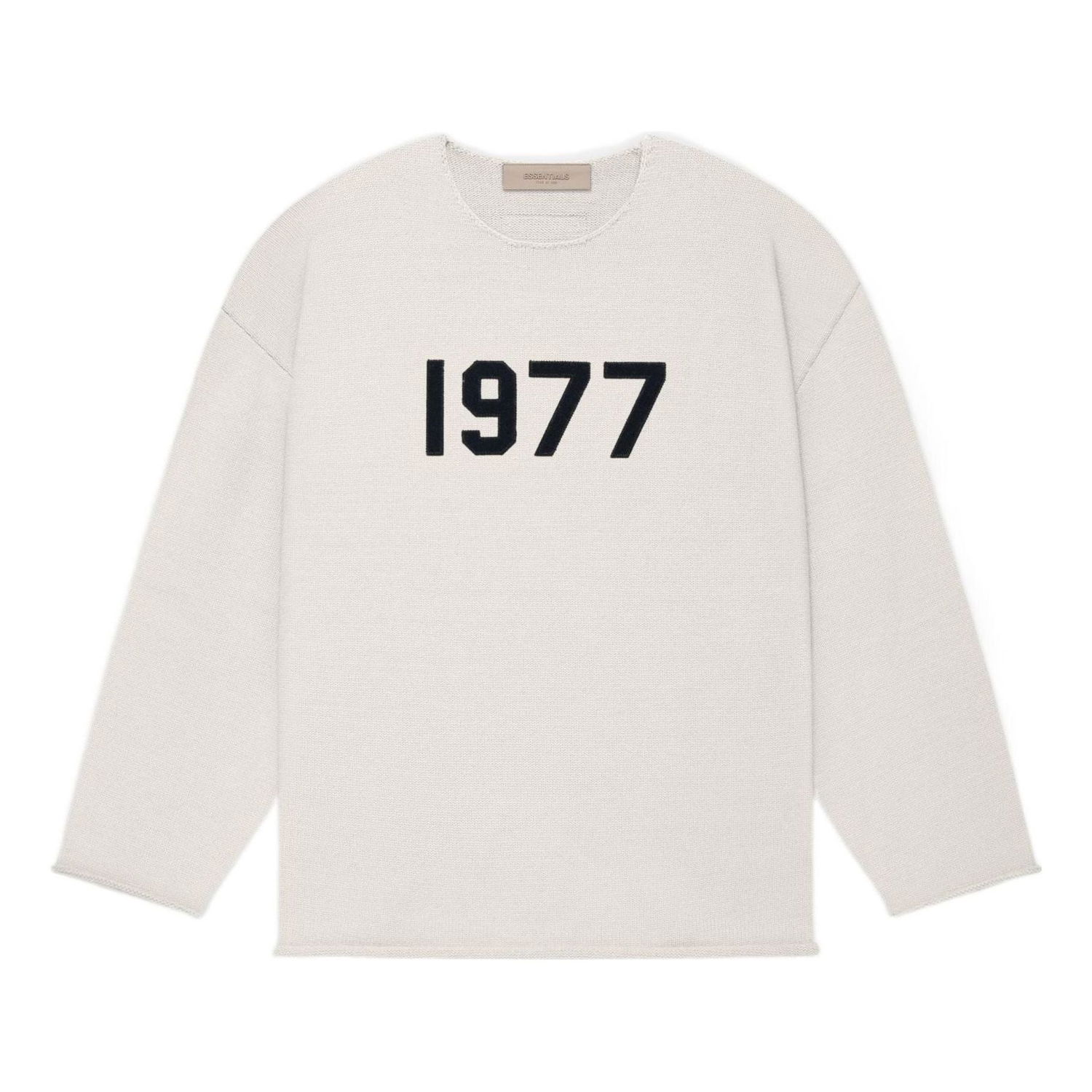 Sweater Fear of God Essentials 1977 Raw Edge Sweater Beige | FOG-SS22-121, 0