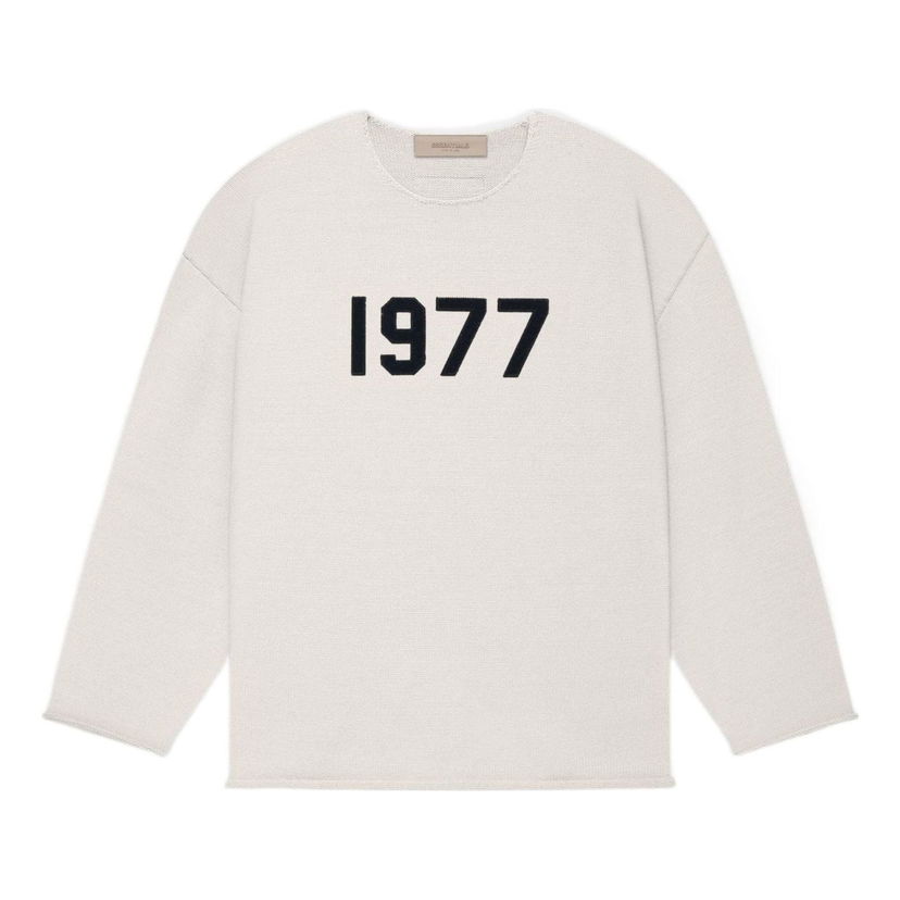 Sweater Fear of God Essentials 1977 Raw Edge Sweater Beige | FOG-SS22-121