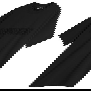 T-shirt Represent Clo Boyfriend T-Shirt with Textured Logo Sort | OCW41389-01, 0