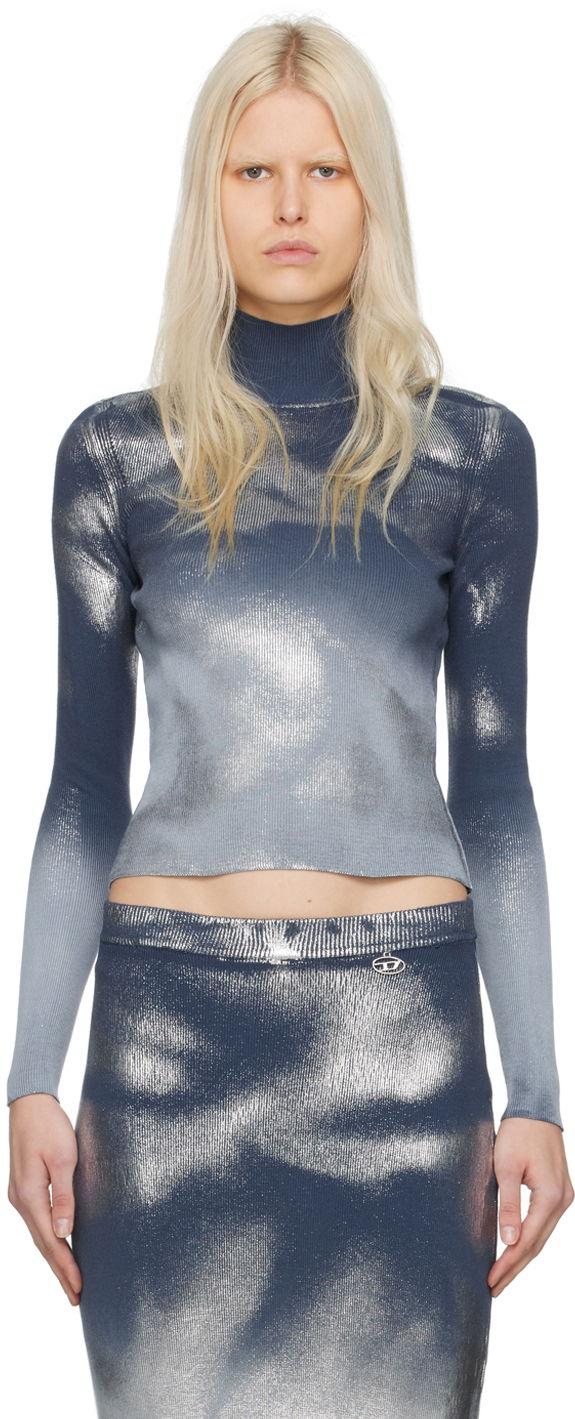 Sweater Diesel M-Ileen Turtleneck Grå | A12417 0BNAE