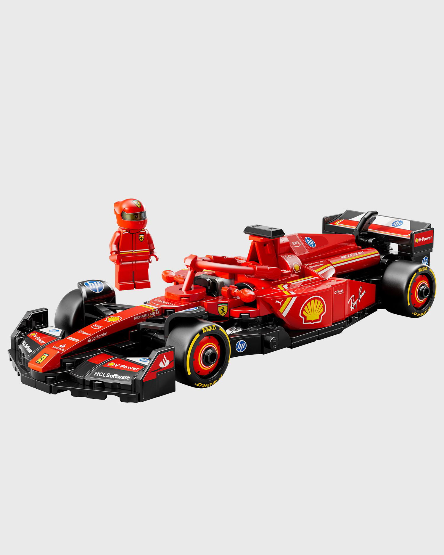 Collectible LEGO Ferrari SF-24 F1® Race Car Rød | 6526993, 1