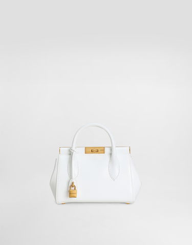 Håndtaske Dolce & Gabbana Dolce & Gabbana Marlene Handbag Hvid | BB7744A3G1980002, 0