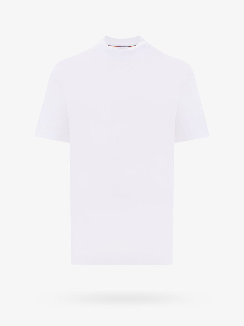 T-shirt Loro Piana Loro Piana Men's T-Shirt Hvid | FAM89241005