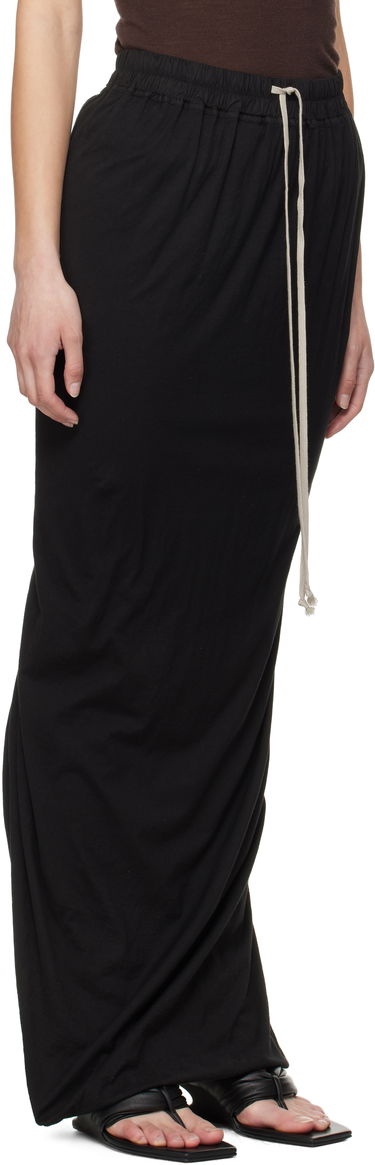 Nederdel Rick Owens Rick Owens DRKSHDW Hollywood Pull On Maxi Skirt Sort | DS01E3332 BHDB, 1