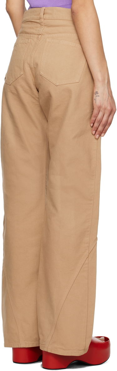 Cargo bukser JW Anderson JW Anderson Twisted Workwear Trousers Beige | TR0384-PG1744, 2