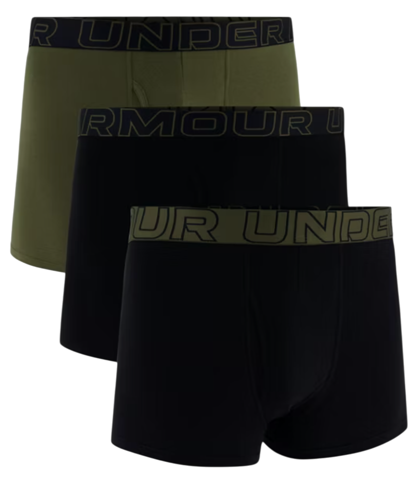 Boksere Under Armour Under Armour SOLID 3" Boxer Shorts (3-Pack) Sort | 1383891-005