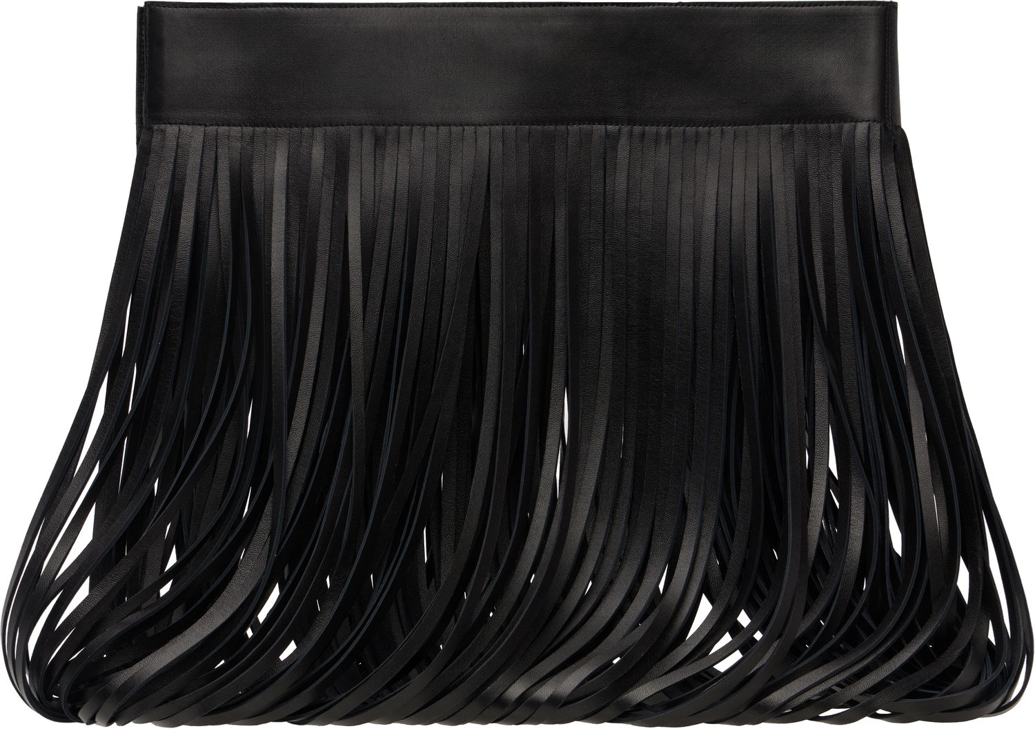 Bælter Alaïa ALAÏA Fringed Leather Waist Belt Sort | AA9J05546C228, 1