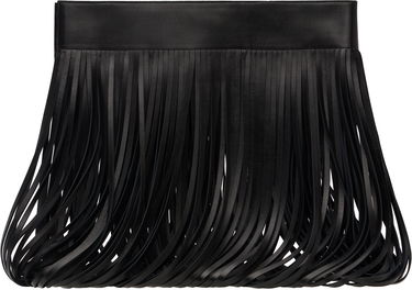 Bælter Alaïa ALAÏA Fringed Leather Waist Belt Sort | AA9J05546C228, 1