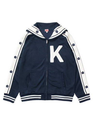 Jakke KENZO Seasonal Track Jacket Mørkeblå | FD55SW4654IE.77