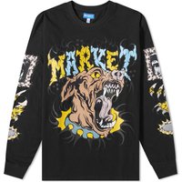 T-shirt MARKET Warped Beware T-Shirt Sort | 398000373-BLK, 1