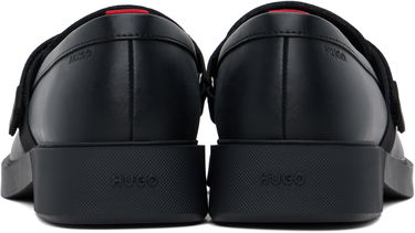 Sneakers og sko BOSS Hugo Black Leather Loafers Sort | 50536228, 1