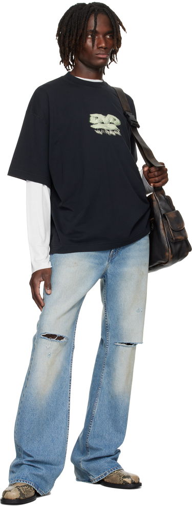 T-shirt VETEMENTS VETEMENTS 'DVD' Regular Fit Graphic Tee Sort | UH76TR380B, 3