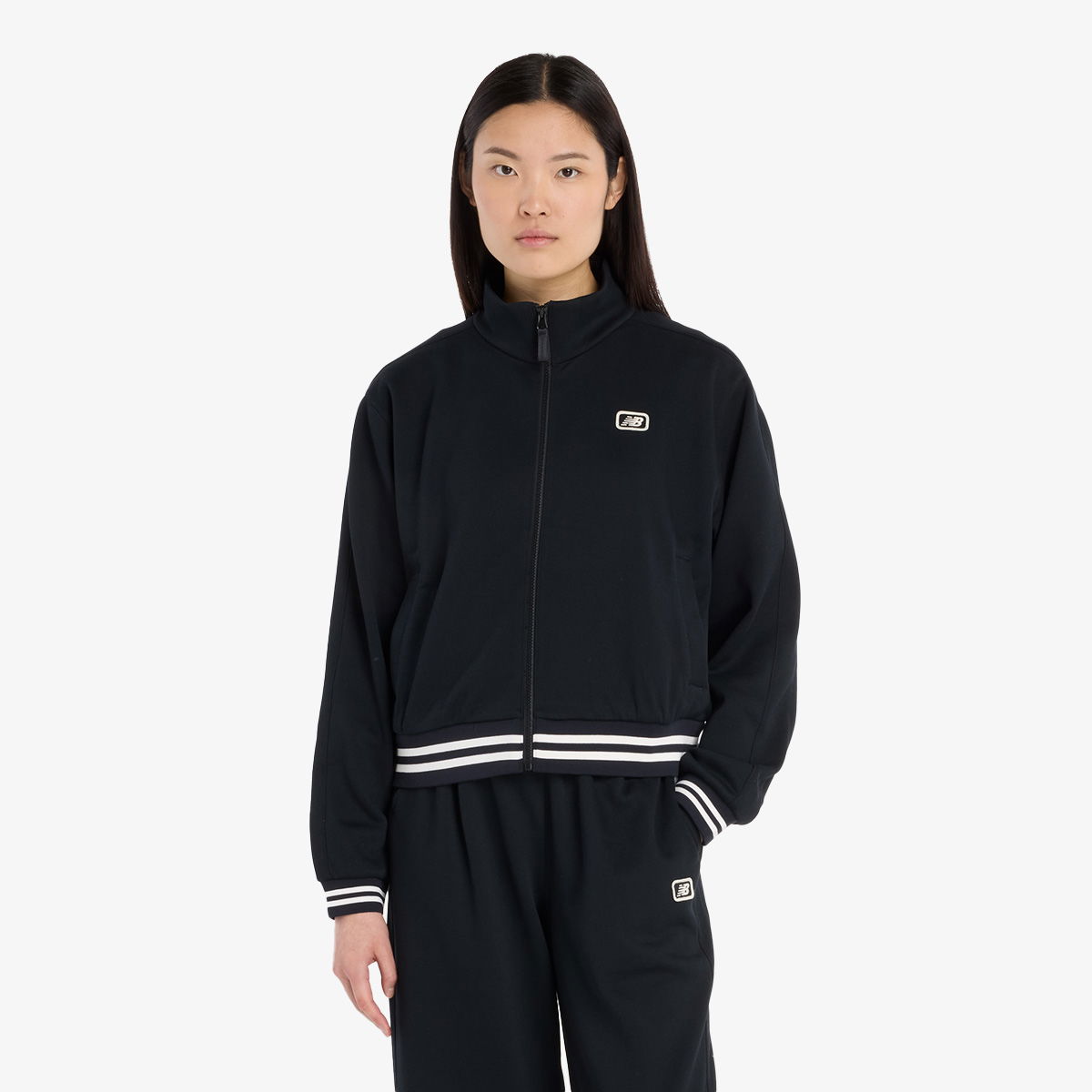 Jakke New Balance Post Season Track Jacket Sort | WJ53505-BK, 1