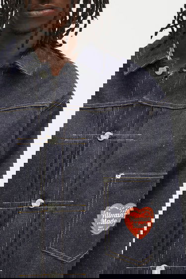 Jakke Human Made Human Made Denim Work Jacket Blå | HM29JK002, 3