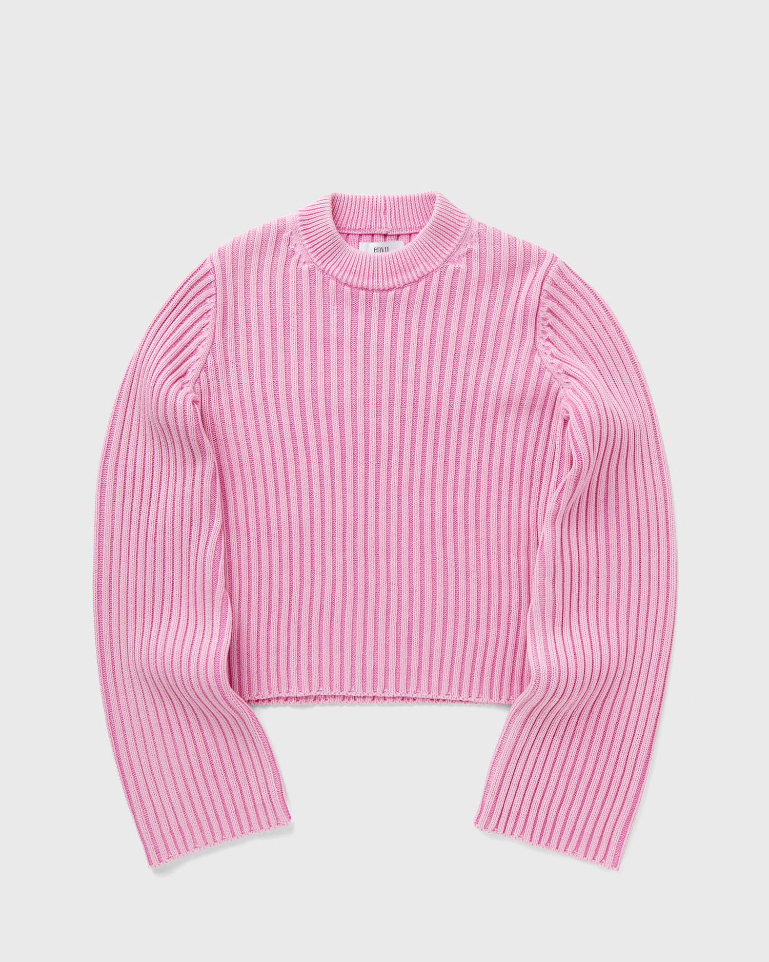 Sweater envii Envii ENALMA Knitted Pullover Sweater, Size L Lyserød | E24400080-WASHED_FUCHSIA, 0