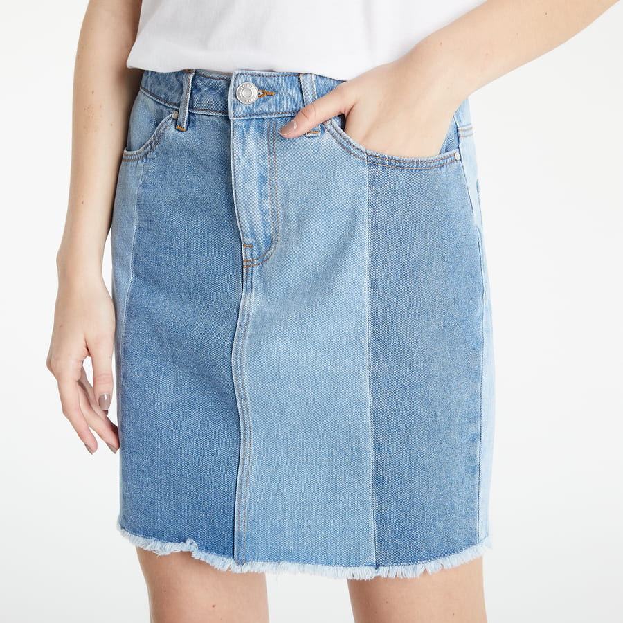 Nederdel Noisy May Skirt Jean Mini Blue Blå | 27020311, 1
