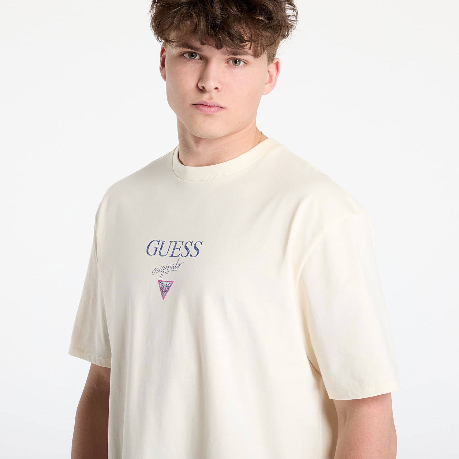 T-shirt GUESS GUESS Originals T-Shirt Beige | M5GI69K8FQ4-G053, 1