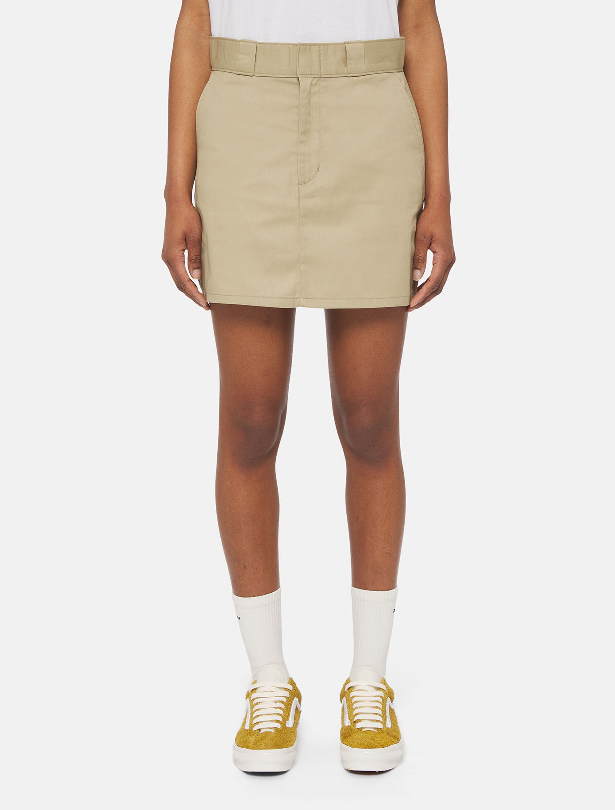 Nederdel Dickies Mini Work Skirt "Khaki" Beige | 0A4YQH, 0