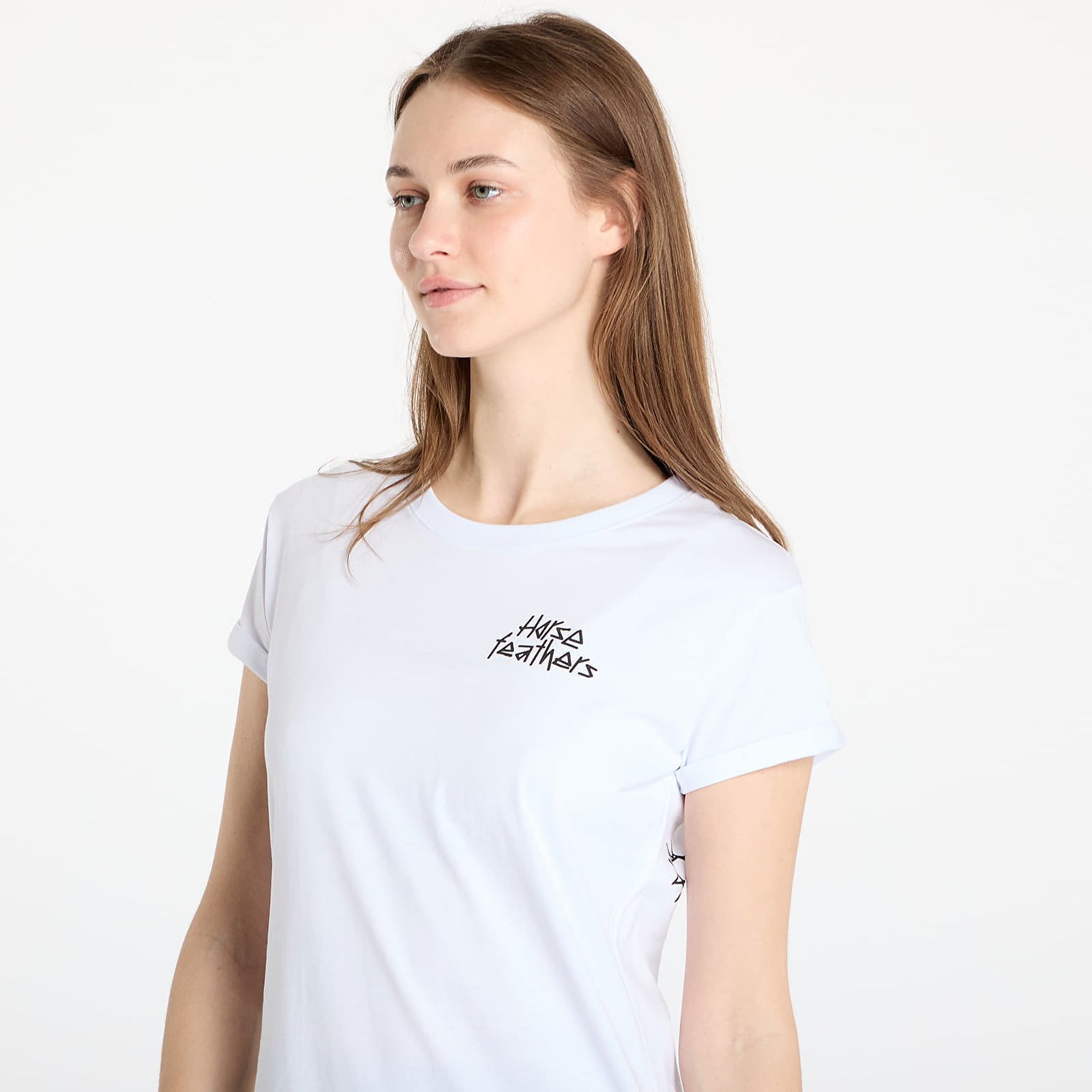 T-shirt Horsefeathers Horsefeathers Lada Top T-Shirt Hvid | SW941C, 1