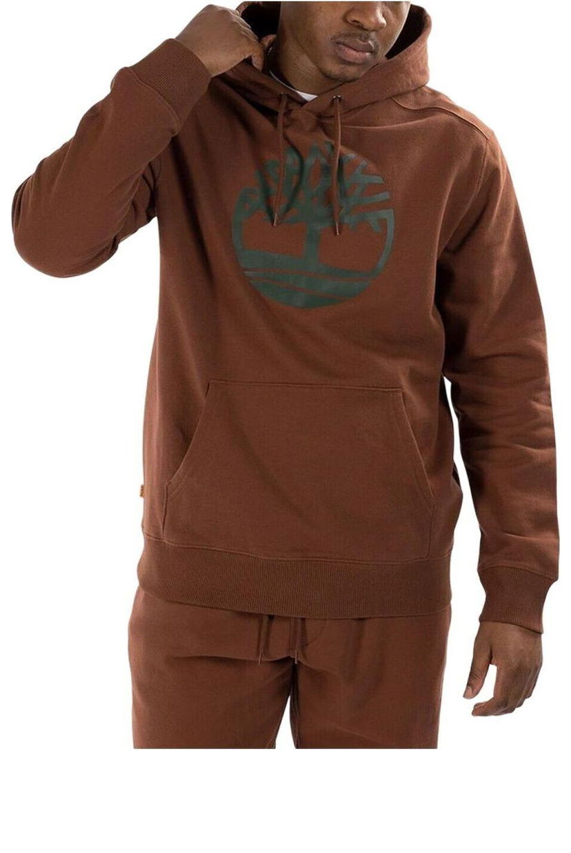 Sweatshirt Timberland Tree Logo Hoodie Brun | A2BJH-BE4