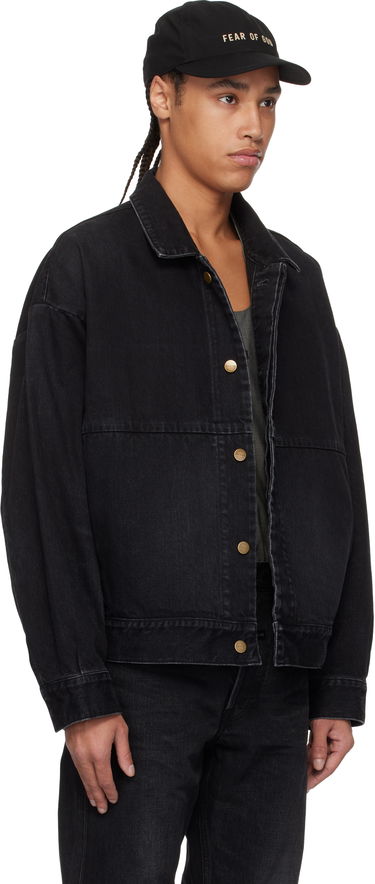 Jakke Fear of God Fear of God Trucker Denim Jacket Blå | FGE230-318DNM, 4