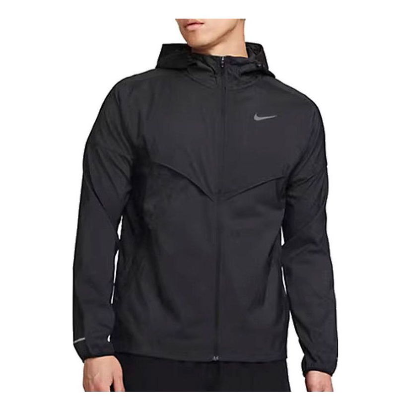 Vindjakke Nike Windrunner Men's Running Jacket Sort | FB7541-010