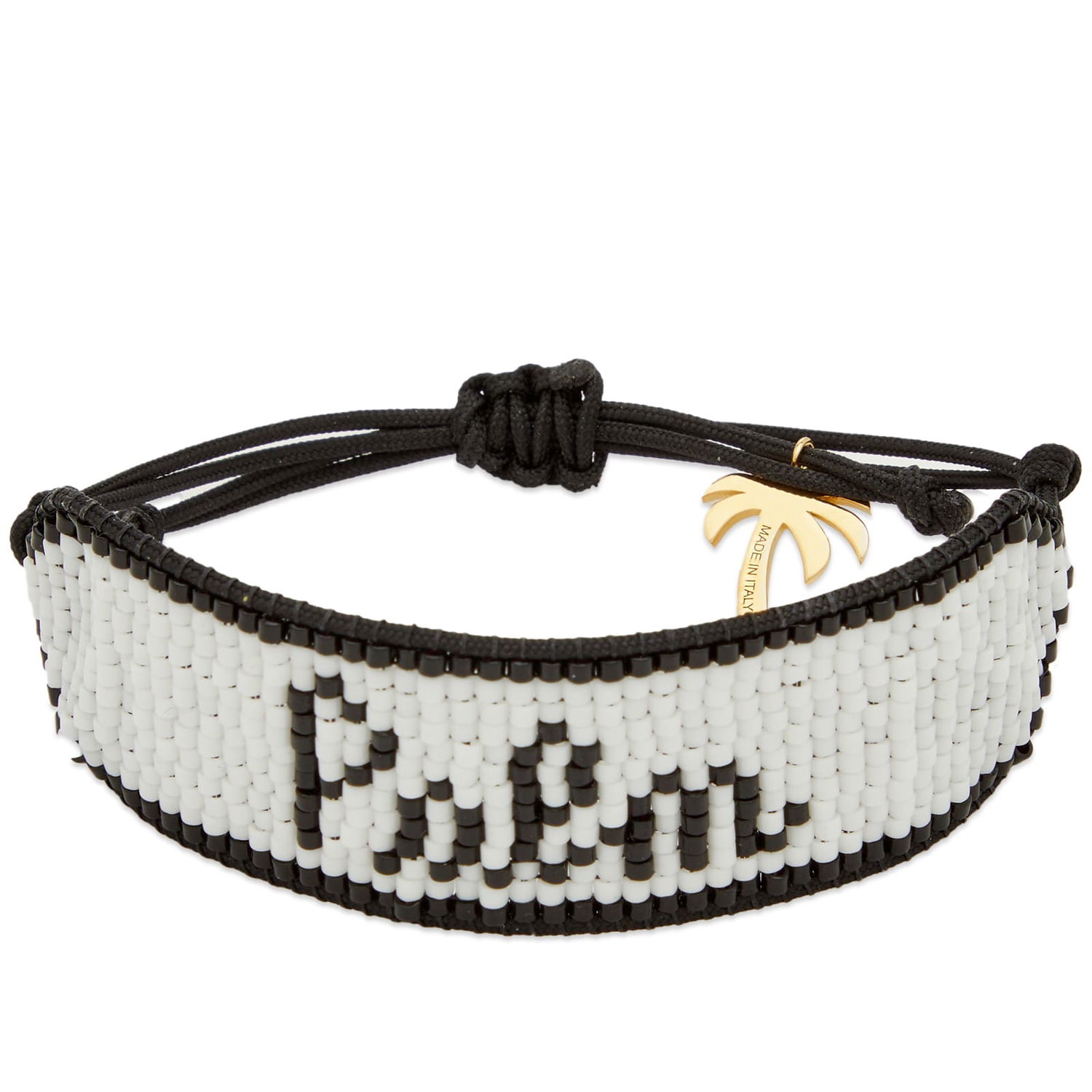 Armbånd Palm Angels Palm Beads Bracelet Sort | PWOA019S23MAT0040110, 0